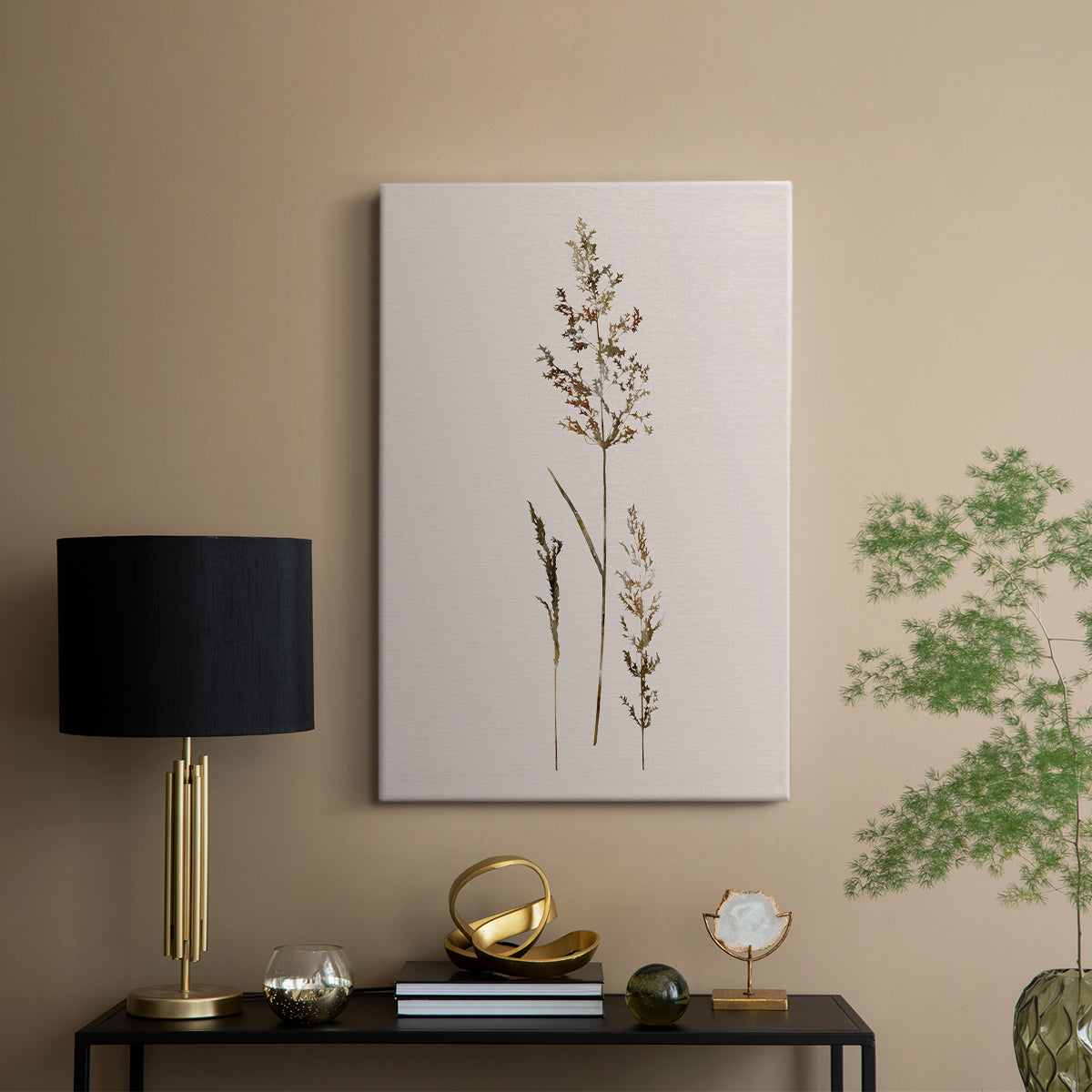 Delicate Stems II - Canvas Art Print