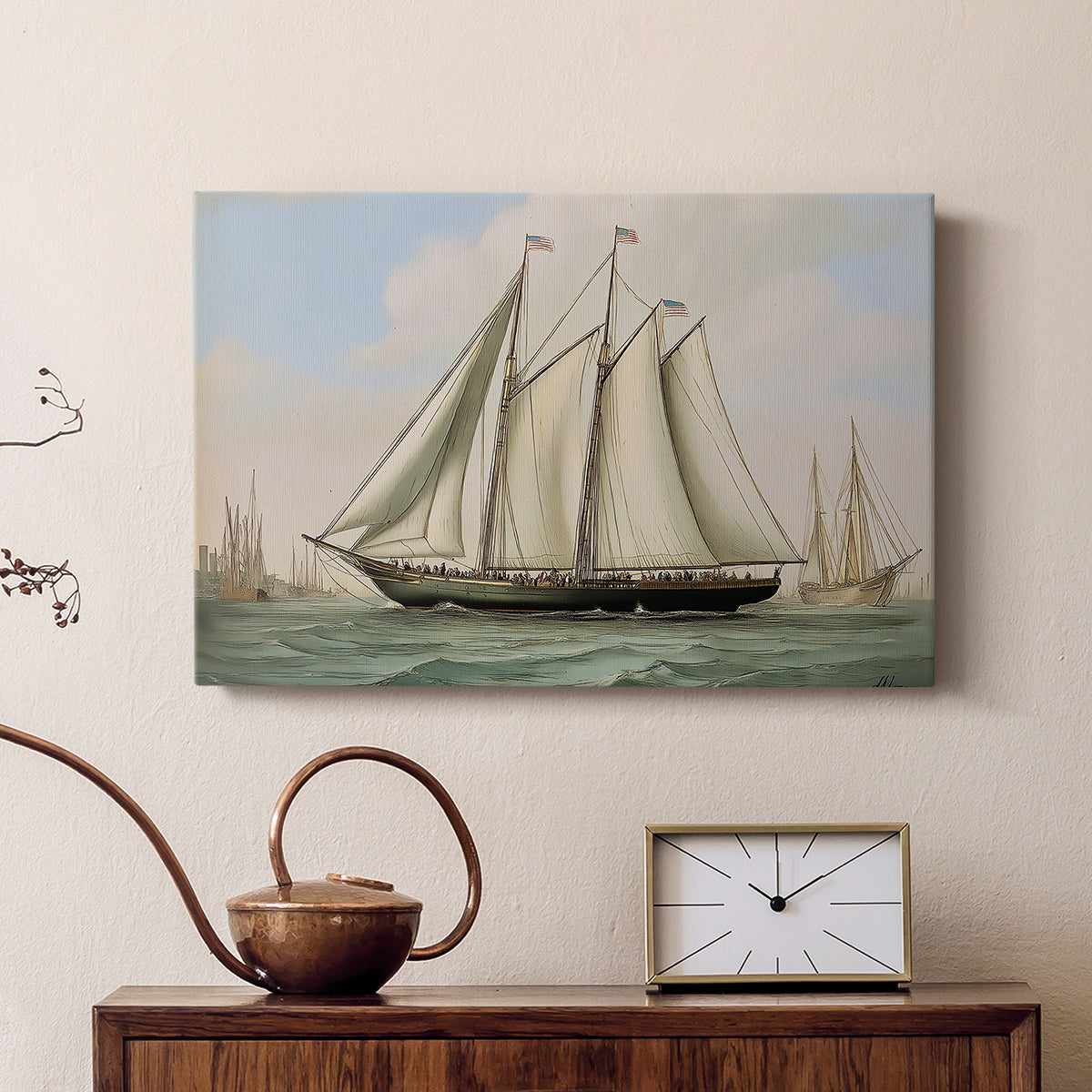 Vintage Ship XLVI - Canvas Art Print