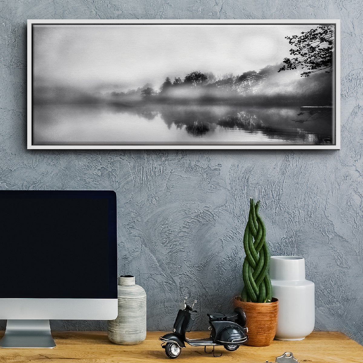 Soft Wonders - Floater Framed Canvas Print