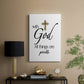 All Things Possible Gold - Canvas Art Print