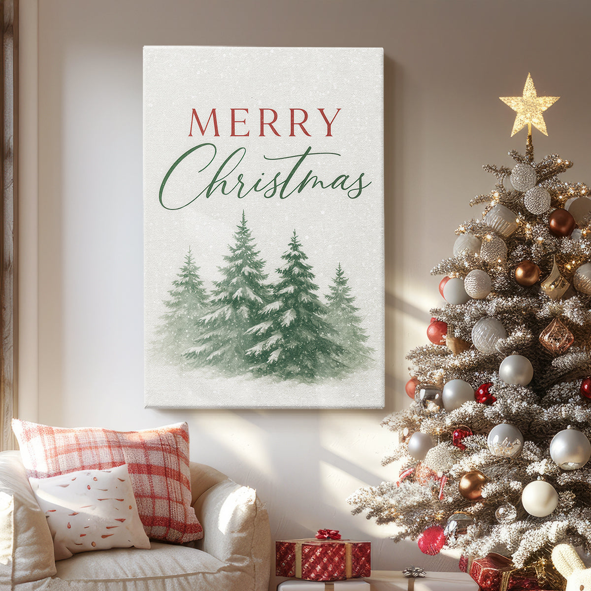 Silver Carol - Canvas Art Print