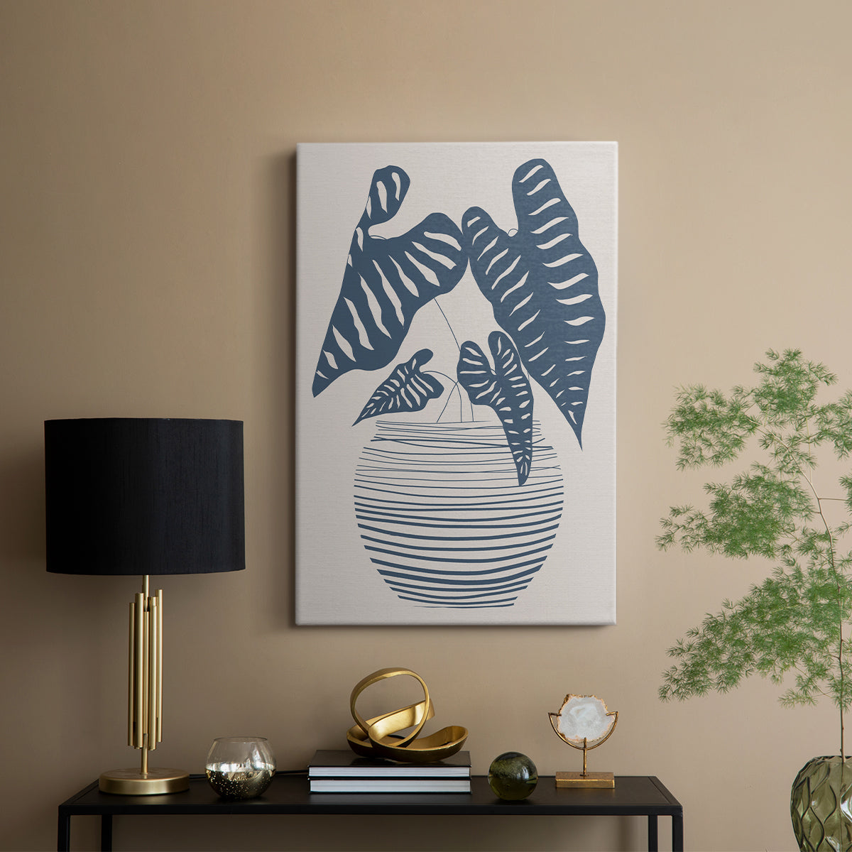 Wired in Monochrome I - Canvas Art Print