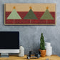 Merry Messages - Floater Framed Canvas Print