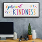 Rainbow Kindness - Floater Framed Canvas Print