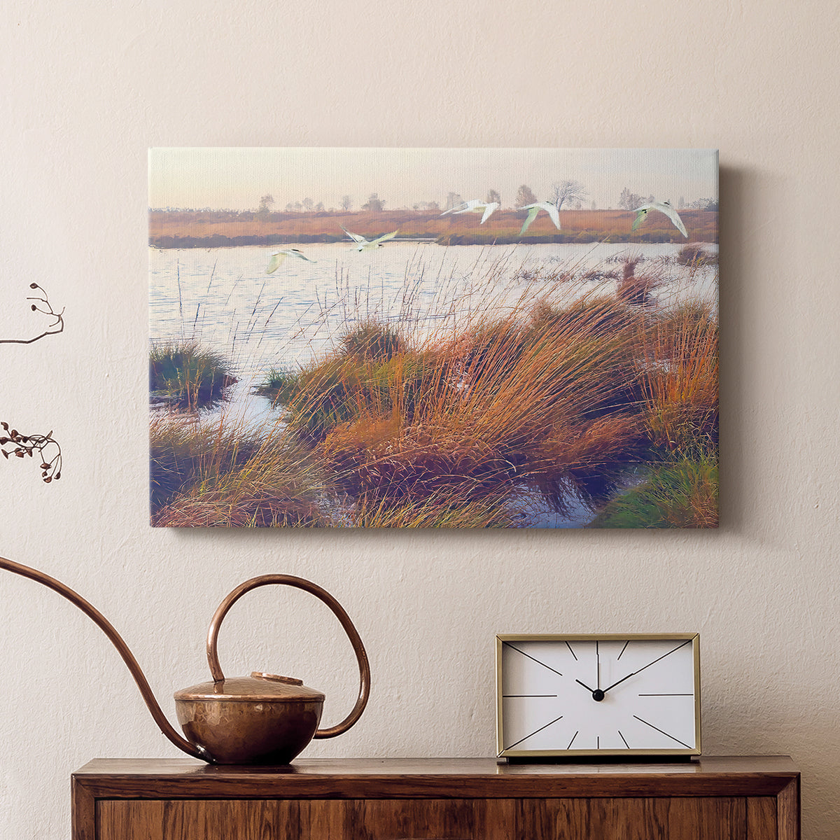 Marshland Hues I - Canvas Art Print