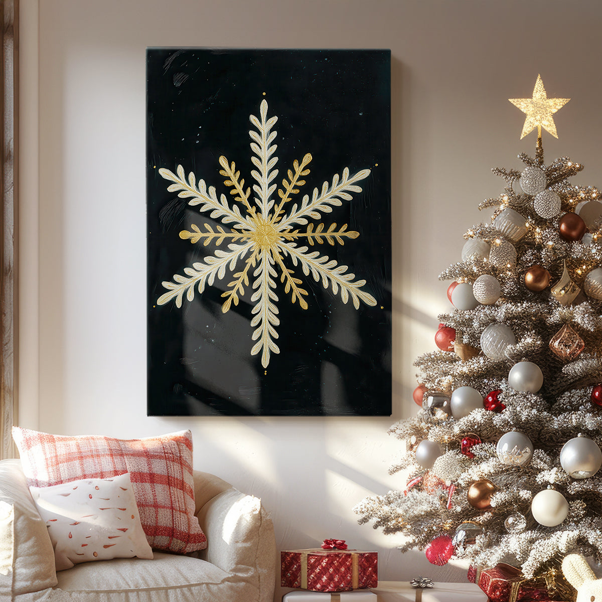 Chalk Snow Chapel - Canvas Art Print