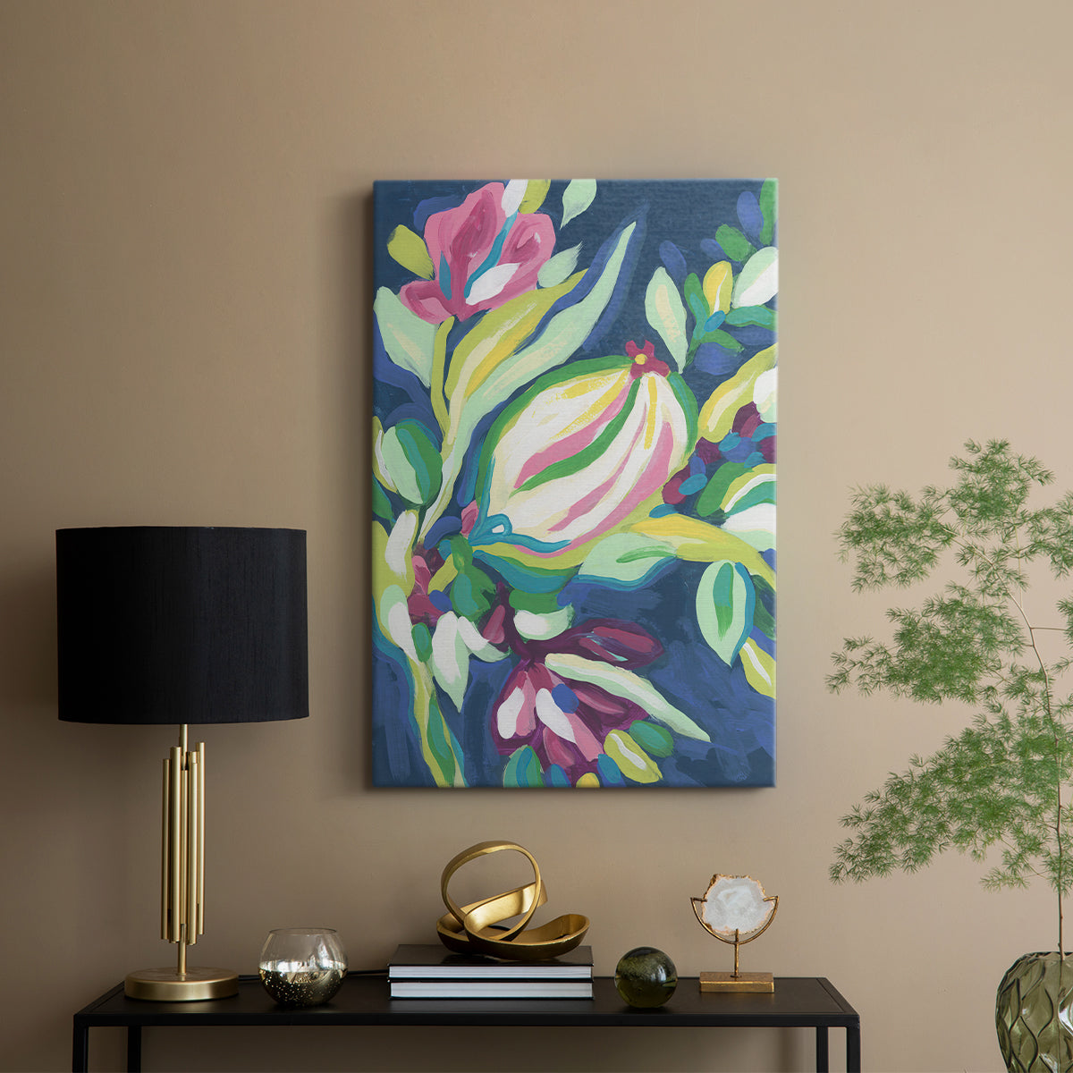 Blue Tropics III - Canvas Art Print