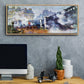 The Europe Bridge Saint Lazare Station in Paris - Floater Framed Canvas Print