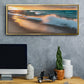 Miners Beach Light - Floater Framed Canvas Print