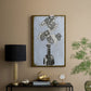 Graphic Flowers in Vase III - Canvas Art Print