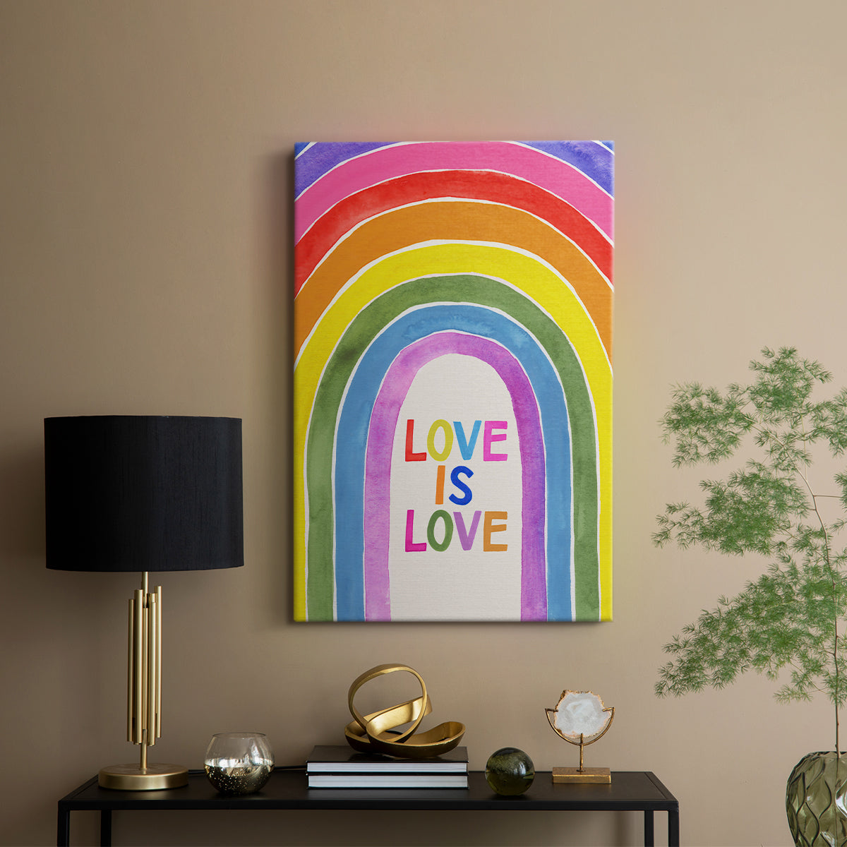 Love Loudly Collection B - Canvas Art Print