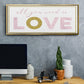 All You Need is Love - Floater Framed Canvas Print