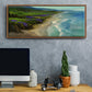 Montara Beach - Floater Framed Canvas Print