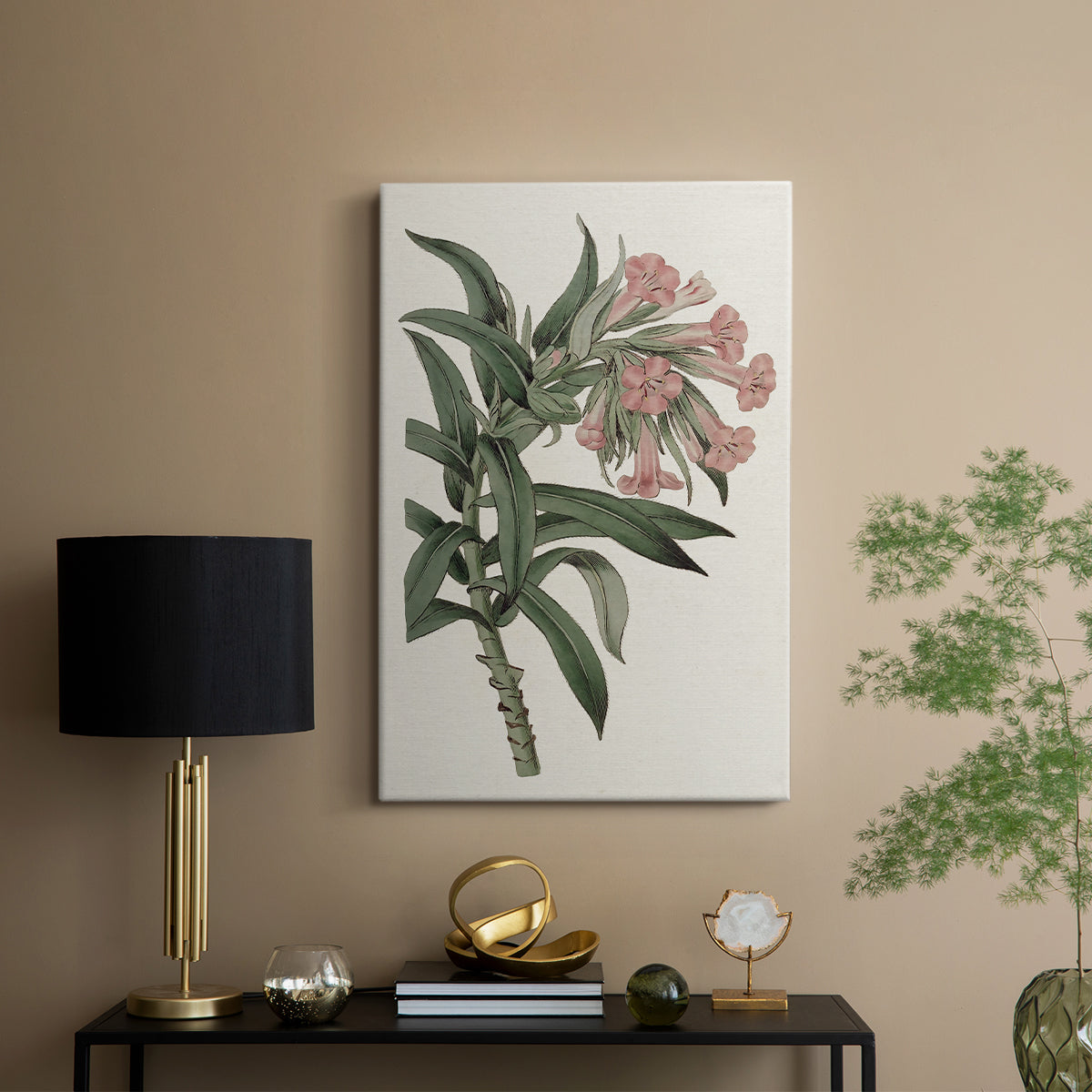 Pink Floral Mix VI - Canvas Art Print