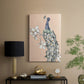 Peacock in Gold III - Canvas Art Print
