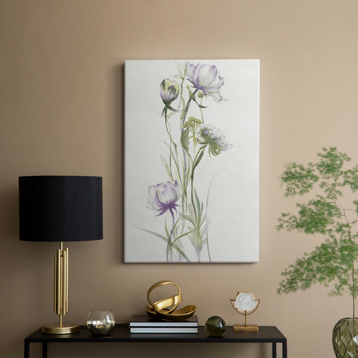 Late Summer Wildflowers I - Canvas Art Print