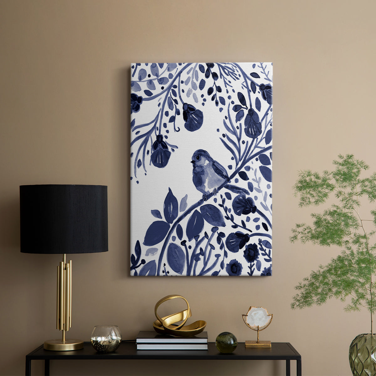 Indigo Song II - Canvas Art Print