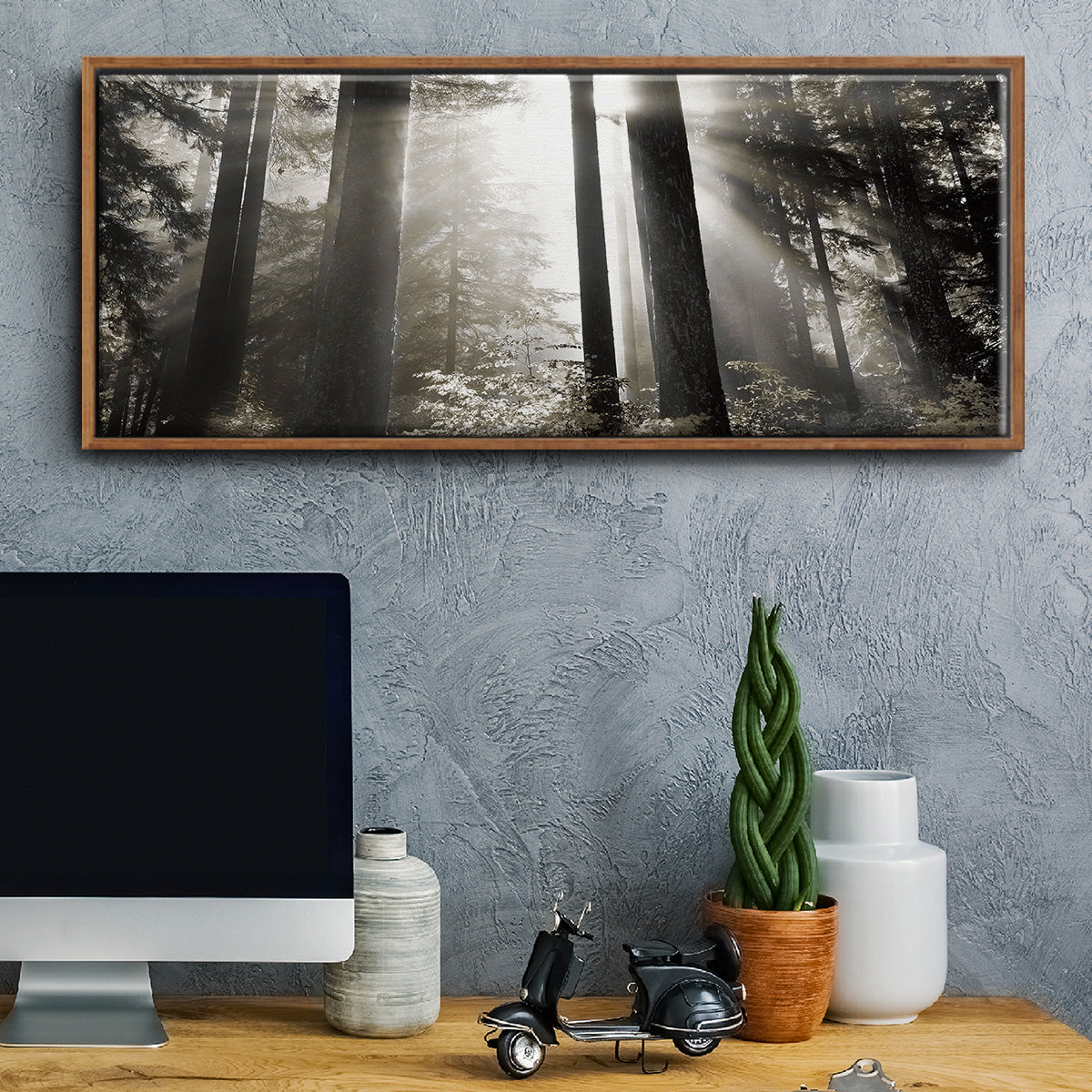 Morning Light - Floater Framed Canvas Print