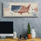 Fourth of July Collection C - Floater Framed Canvas Print