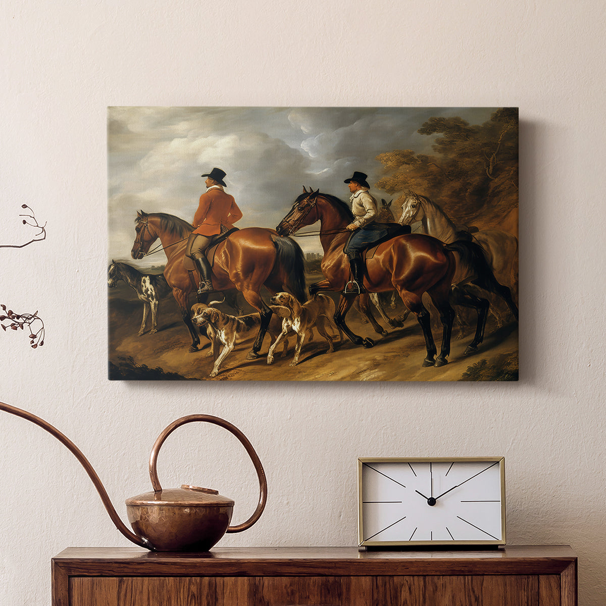 Vintage Hunt LXXIX - Canvas Art Print
