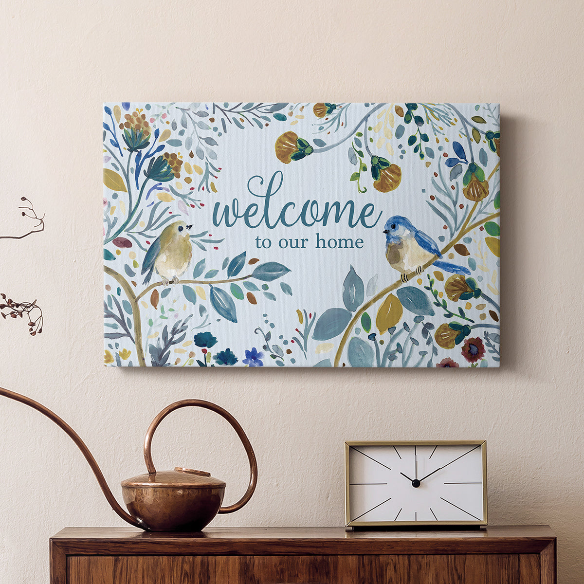 Welcome to Our Home - Canvas Art Print