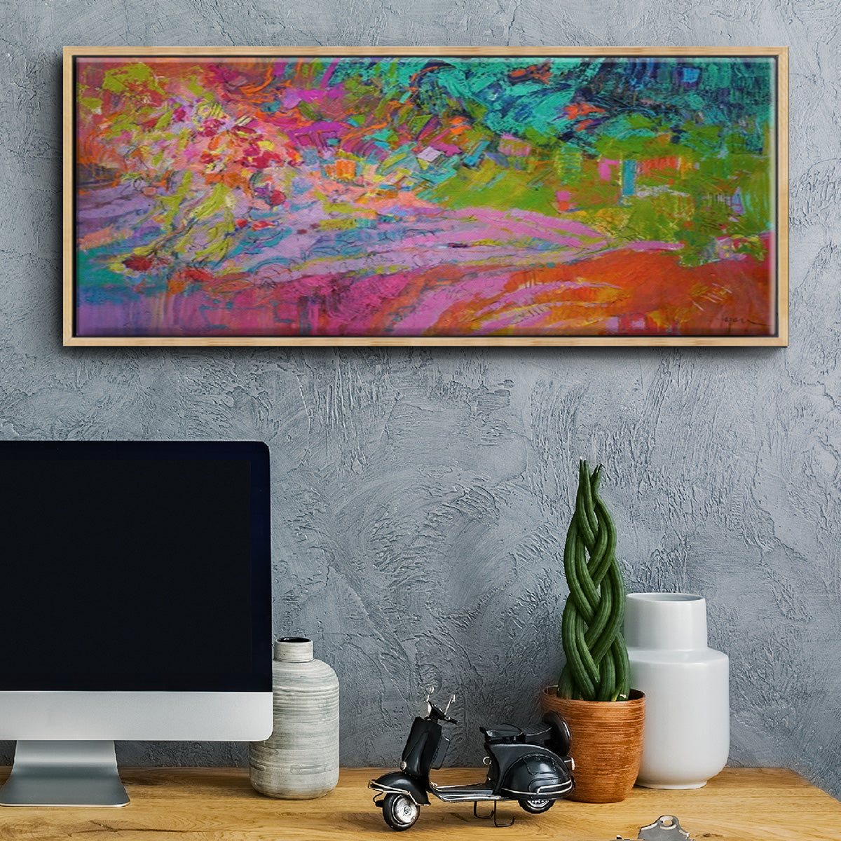 Passion Diva - Floater Framed Canvas Print