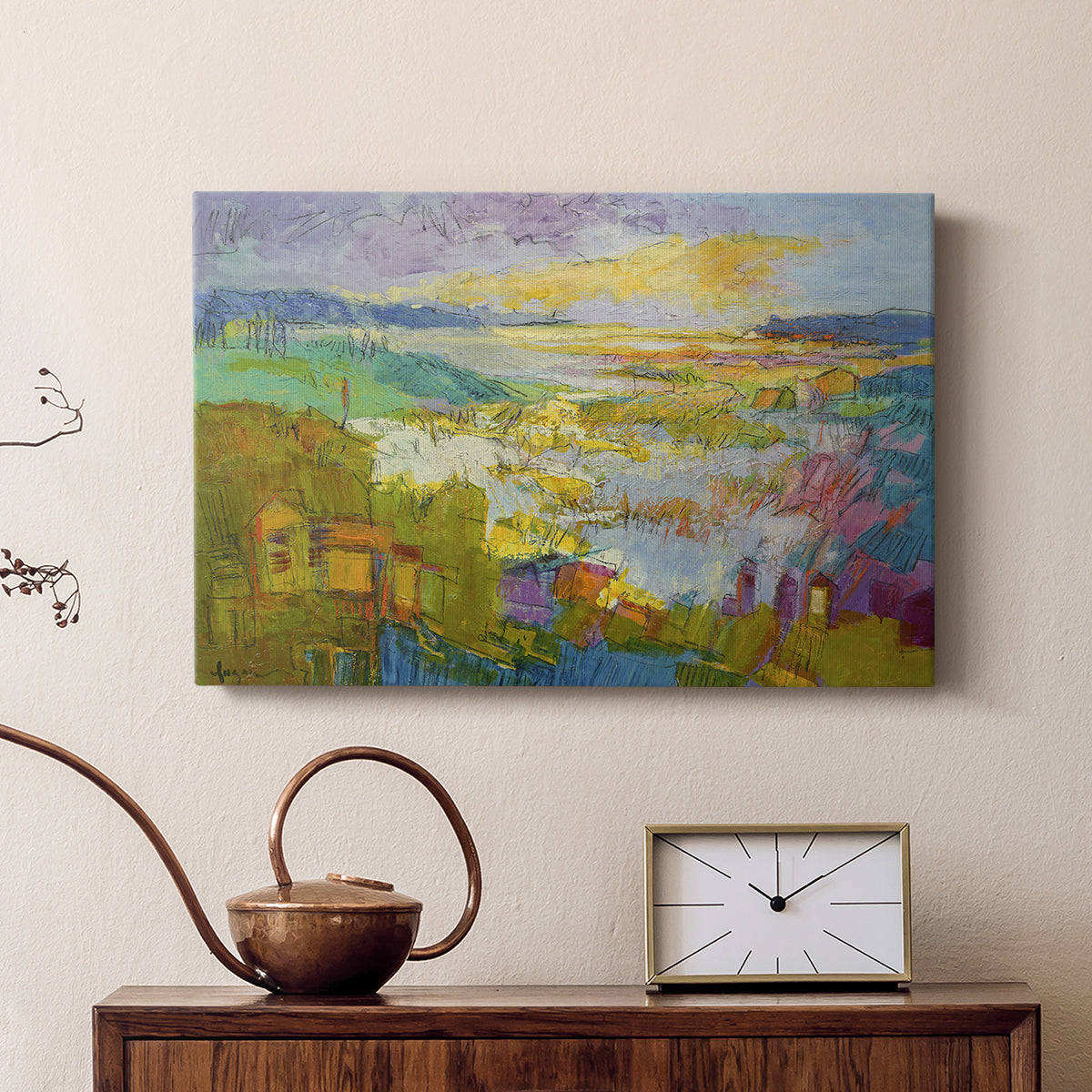 Diamond Girl Dances - Canvas Art Print