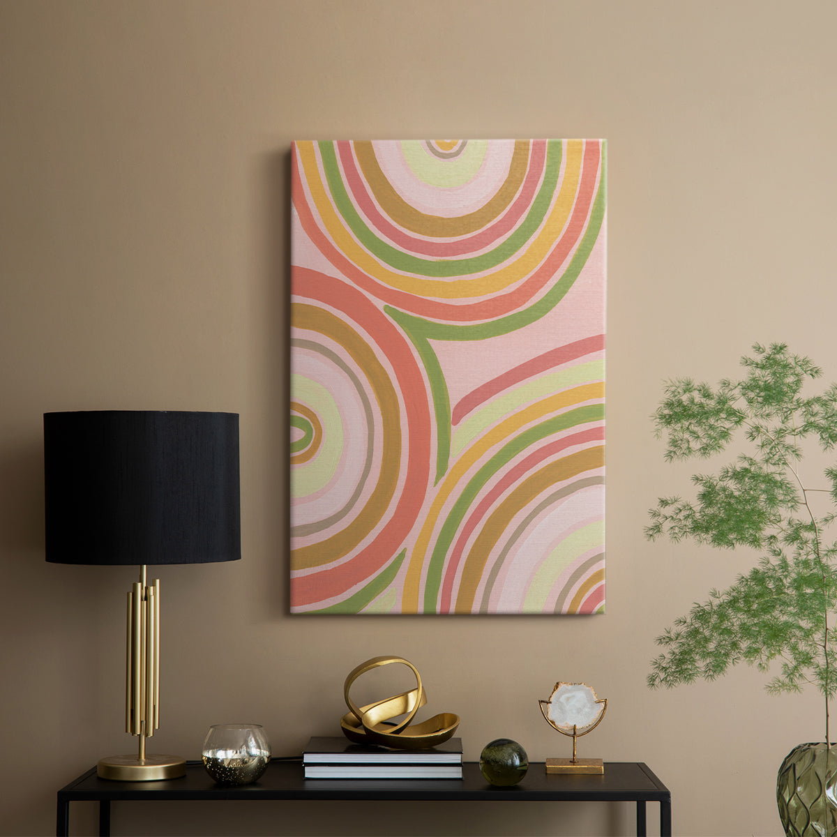 Abstract Rainbow II - Canvas Art Print