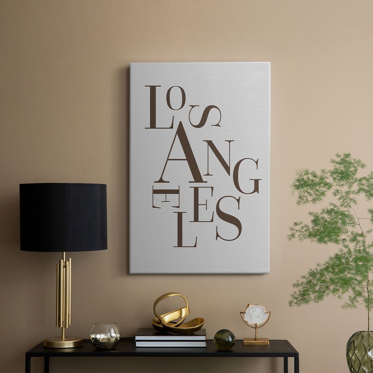 Neutral City Center Type III - Canvas Art Print