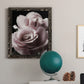 Rose Noir II - Premium Canvas Framed in Barnwood - Ready to Hang