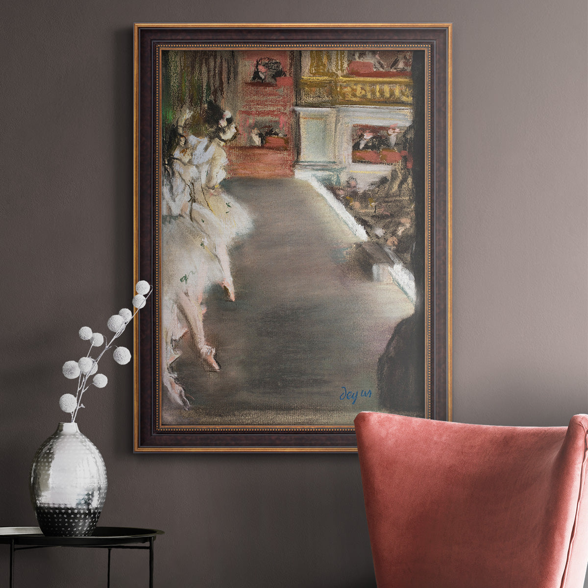 Dancers at the Old Opera House - Ornate Framed Canvas Print