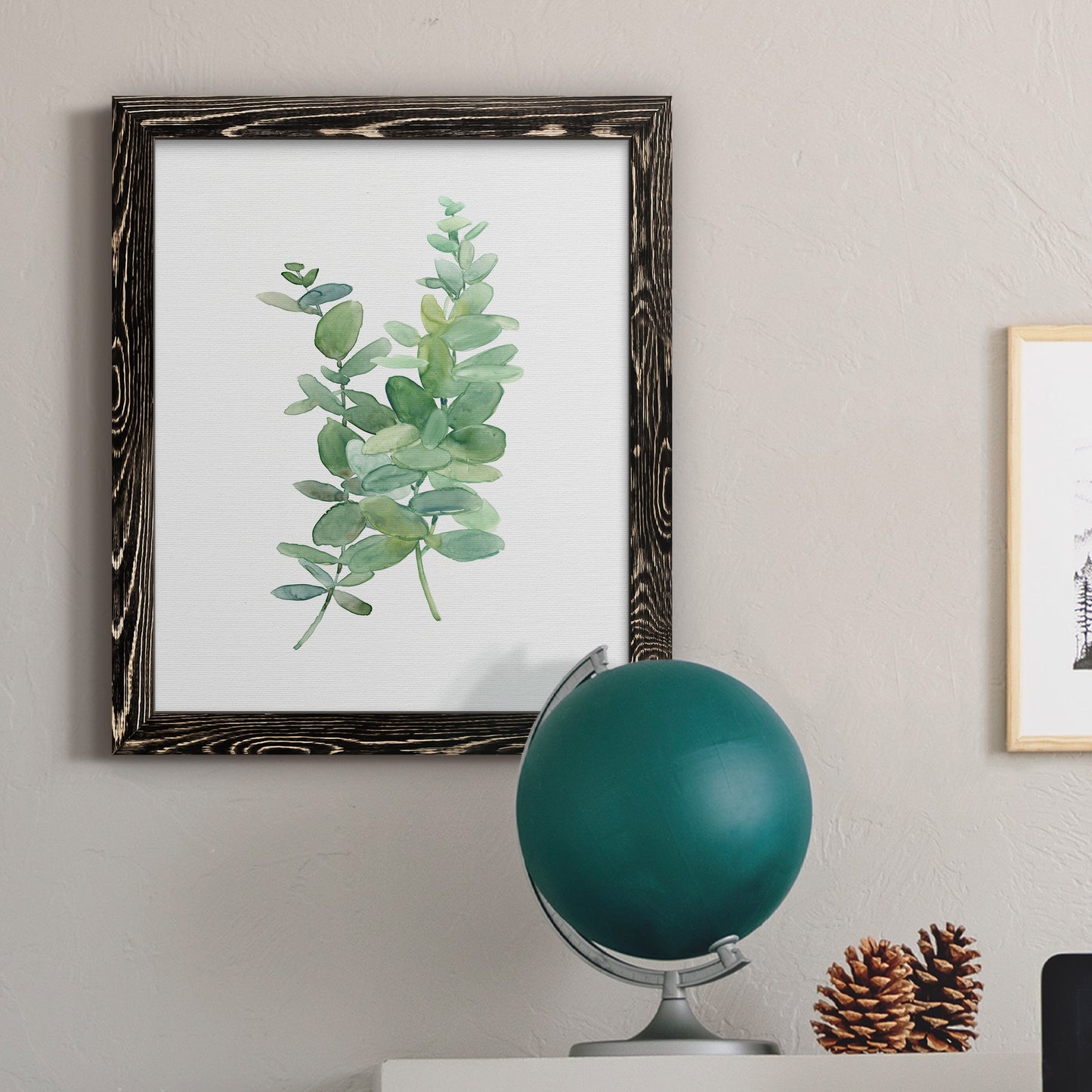 Eucalyptus I - Premium Canvas Framed in Barnwood - Ready to Hang