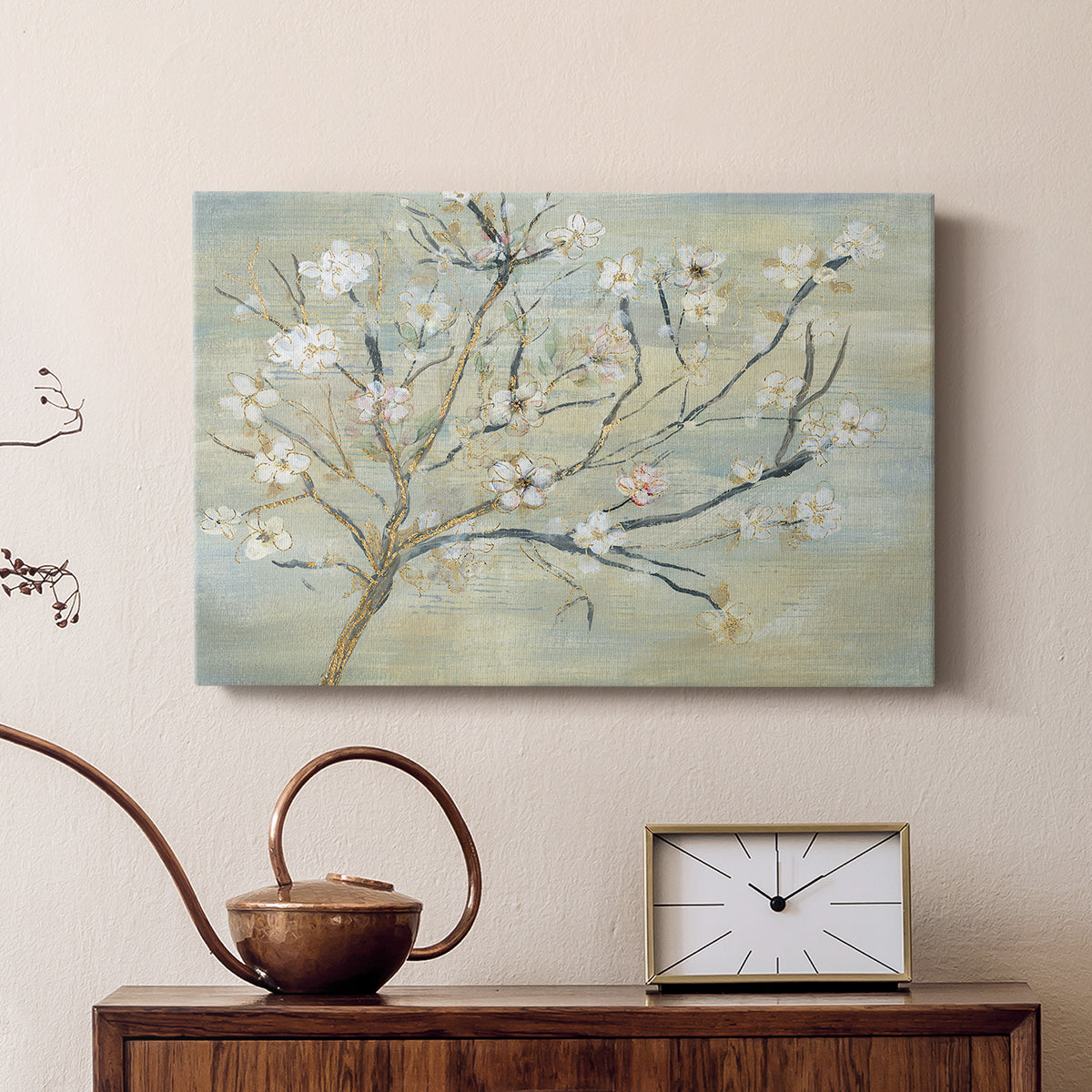 Blossoms & Spring Rain - Canvas Art Print