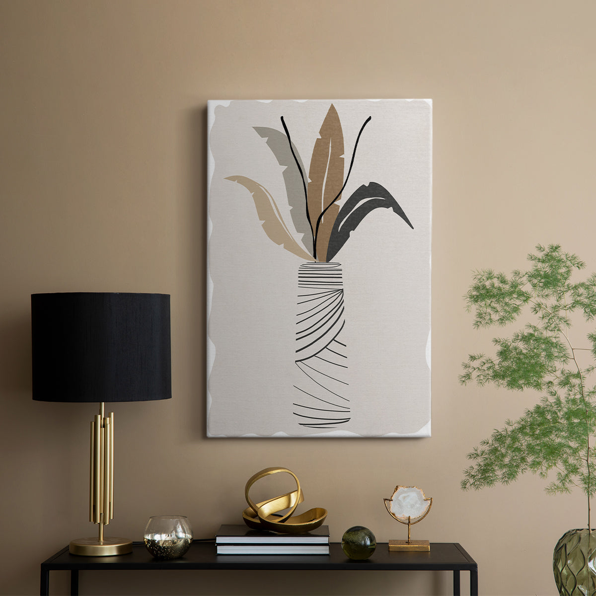 Palm Arrangement II - Canvas Art Print