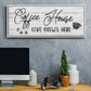 Love Brews - Floater Framed Canvas Print