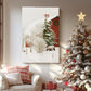 Silver Carol of Snow - Canvas Art Print