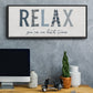 Relax - Floater Framed Canvas Print