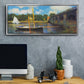 The Road Bridge, Argenteuil - Floater Framed Canvas Print