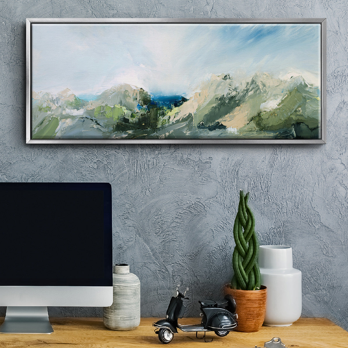 Nature's Peace II - Floater Framed Canvas Print