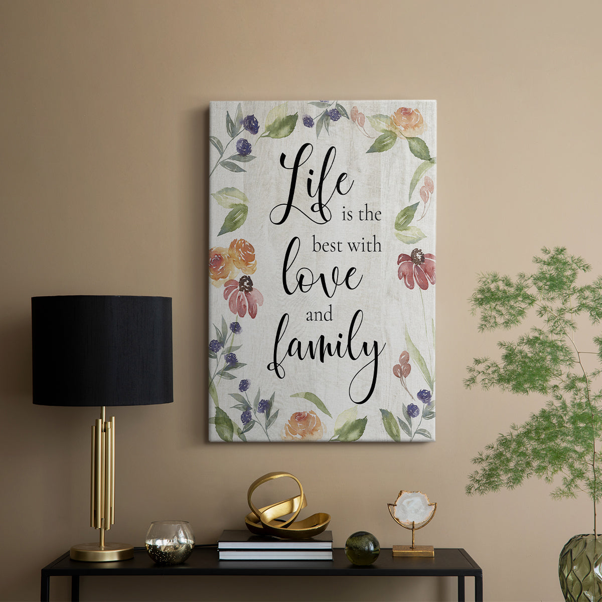 Life is the Best - Canvas Art Print