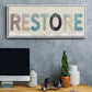Restore Your Self - Floater Framed Canvas Print