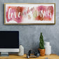 Love is the Answer - Floater Framed Canvas Print