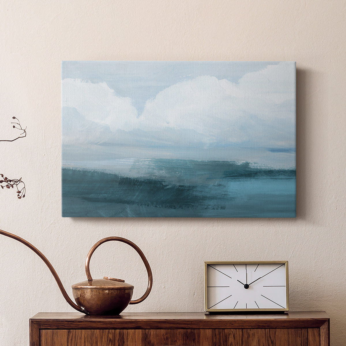 Azure Rising I - Canvas Art Print