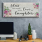 Love and Laughter - Floater Framed Canvas Print