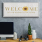 Welcome Happily Ever After - Floater Framed Canvas Print