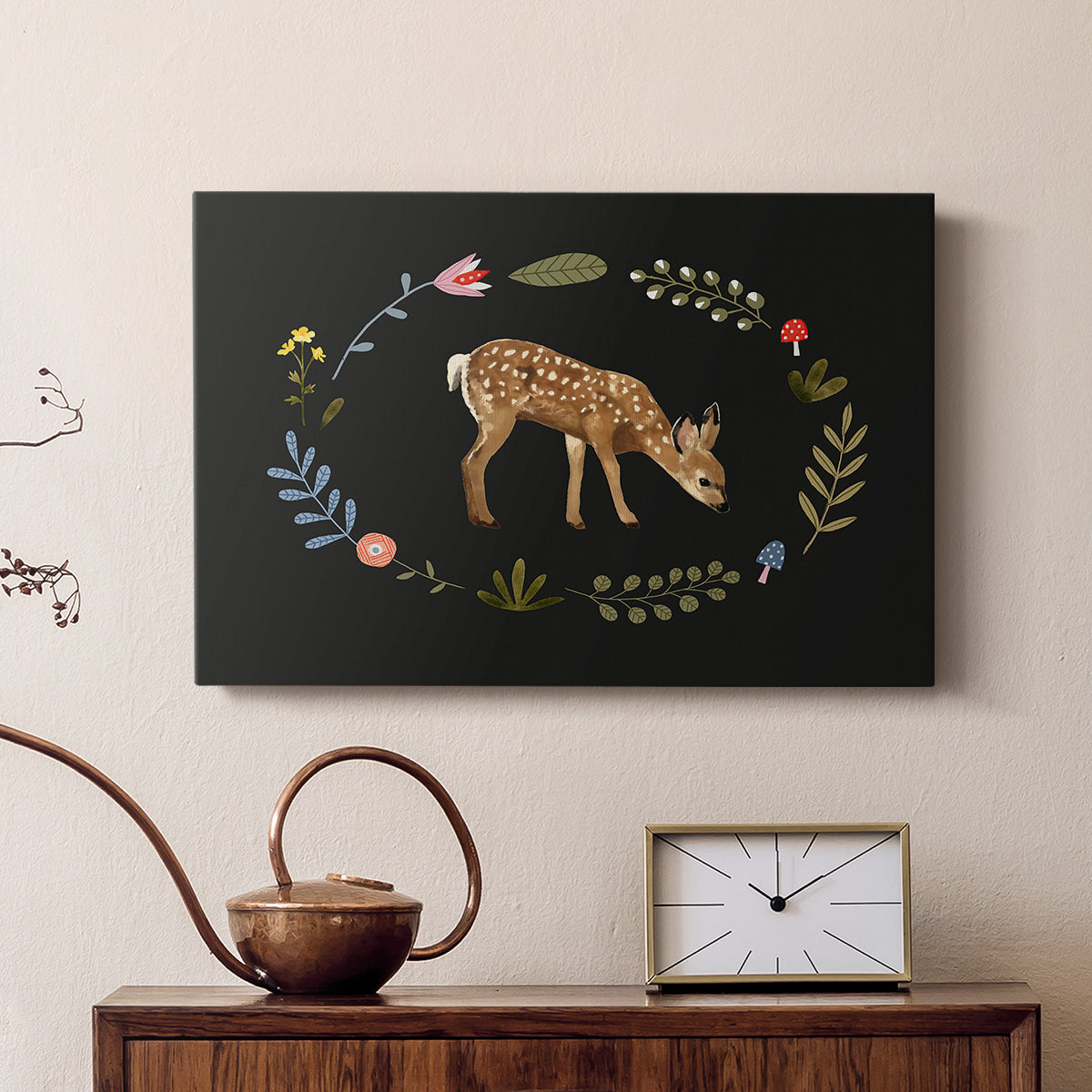 Critter & Foliage III - Canvas Art Print