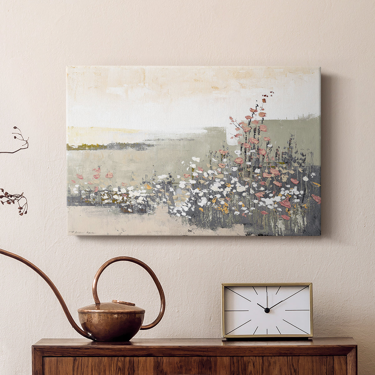 Floral Haze - Canvas Art Print