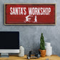 Santa's Workshop - Floater Framed Canvas Print