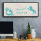 Mermaid Unicorn - Floater Framed Canvas Print