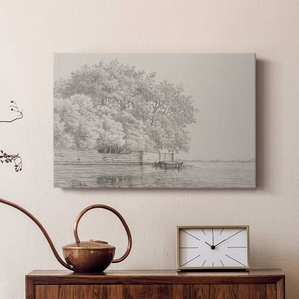 Vintage Landscape LXXXVII - Canvas Art Print